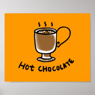Affiches Chocolat chaud