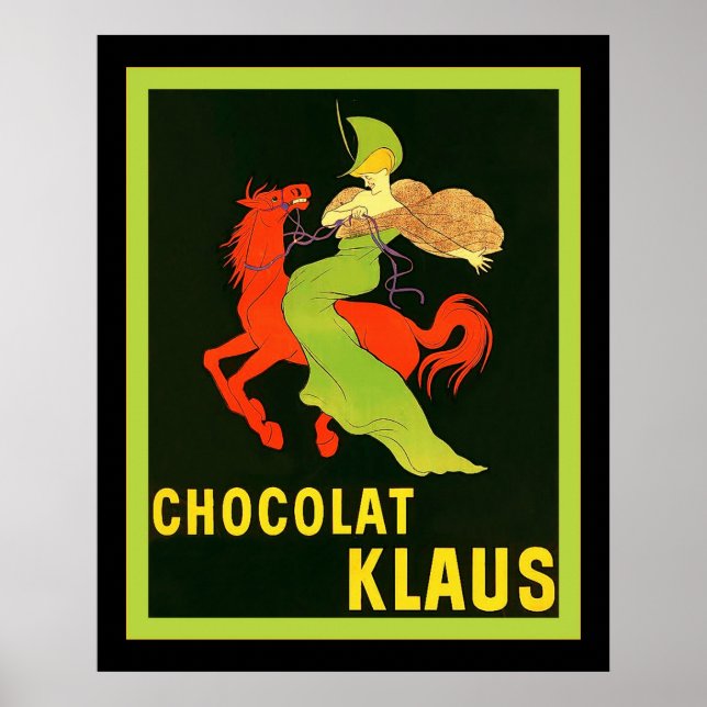 Affiches Chocolat Klaus ~ Publicité française Vintage (Devant)