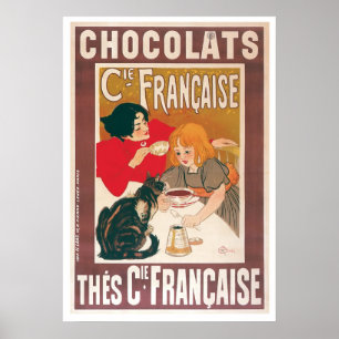 Affiches Chocolat ~ Vintage Hot Chocolate Boire Ad