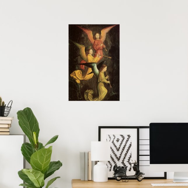 Affiches Chœur d'anges par Simon Marmion, Art de la Renaiss (Bureau à domicile)