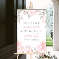 Choisir un siège rose aquarelle Rose mariage vinta