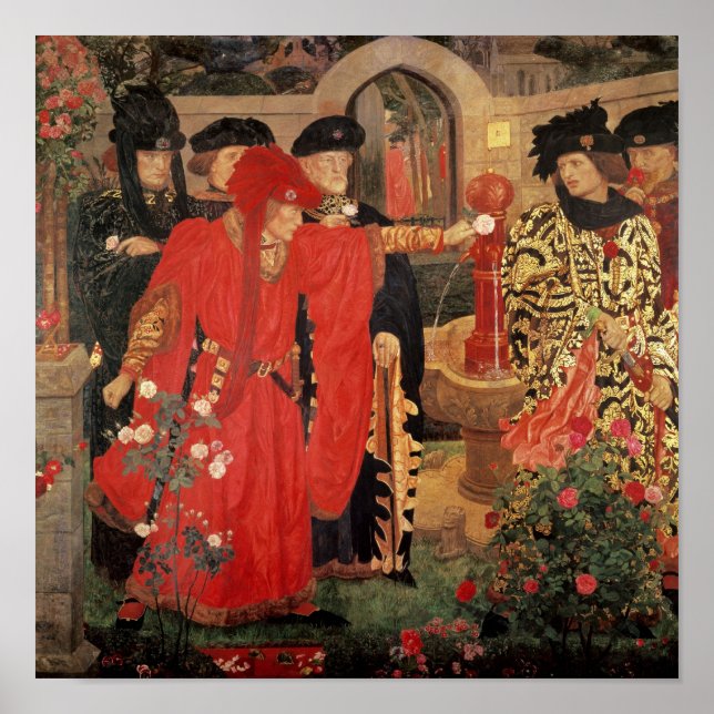 Affiches Choix des Roses rouges et blancs au Temple (Devant)