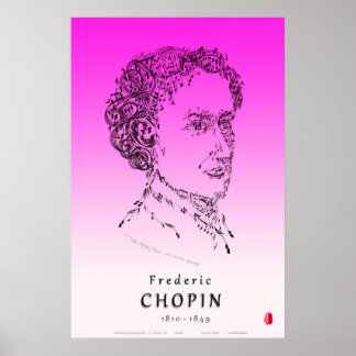 Affiches Chopin : Face à la musique
