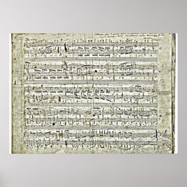 Affiches Chopin : Polonaise (Devant)