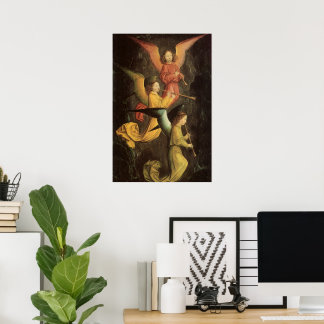 Affiches Chorale des anges de Simon Marmion, Art Renaissanc