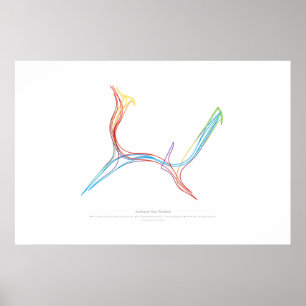Affiches Chorégraphie d'échange : Auckland, Nouvelle-Zéland