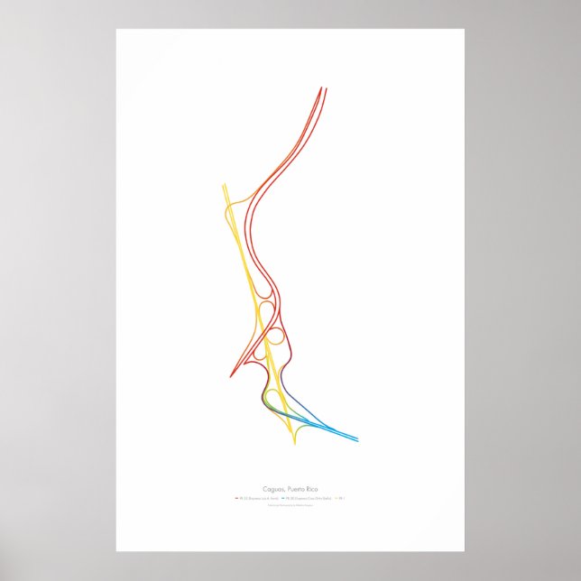 Affiches Chorégraphie d'échange : Caguas, Porto Rico (Devant)