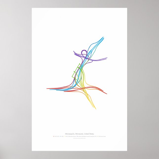 Affiches Chorégraphie d'échange : Minneapolis, MN, US (Devant)
