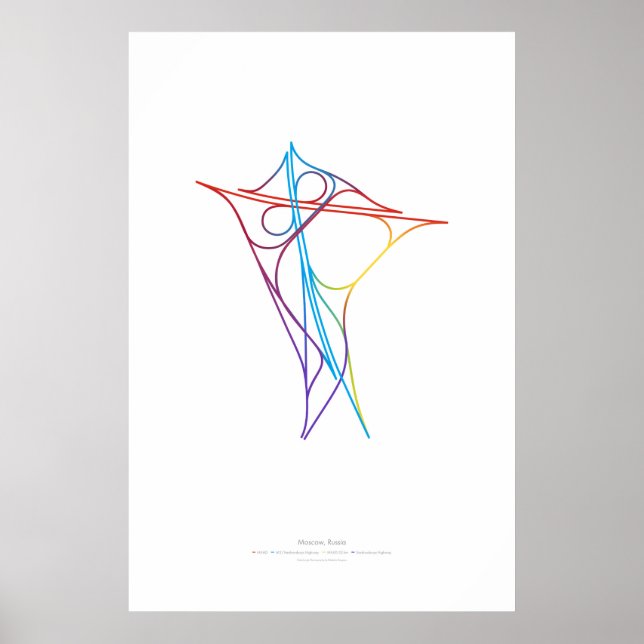 Affiches Chorégraphie d'échange : Moscou, Russie (Devant)