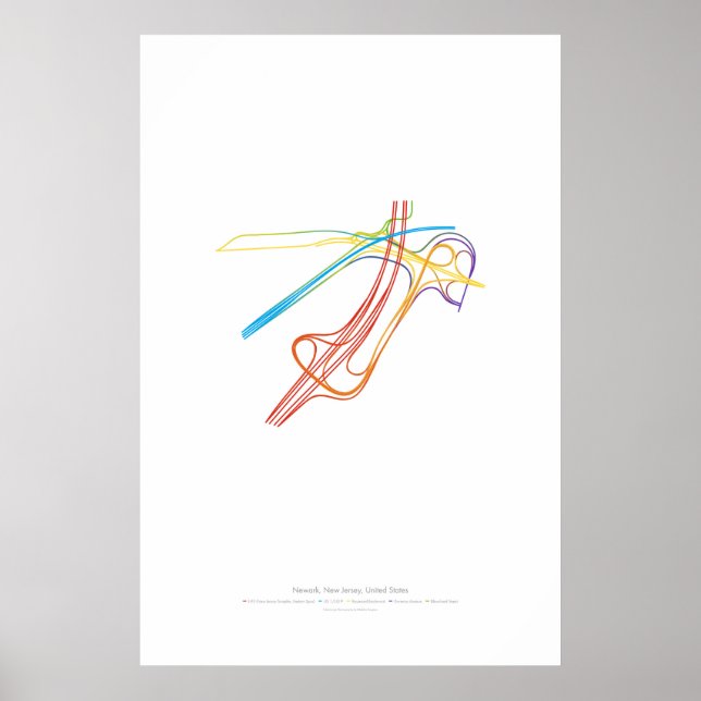 Affiches Chorégraphie d'échange : Newark, NJ US 1 (Devant)