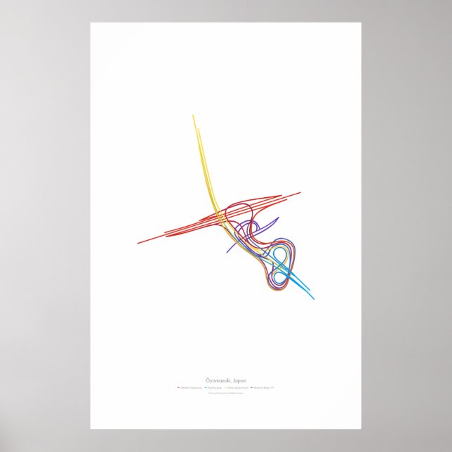 Affiches Chorégraphie d'échange : Ōyamazaki, Japon (Devant)
