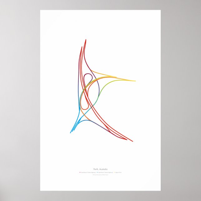 Affiches Chorégraphie d'échange : Perth, Australie 3 (Devant)