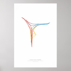Affiches Chorégraphie d'échange : Portsmouth, États-Unis