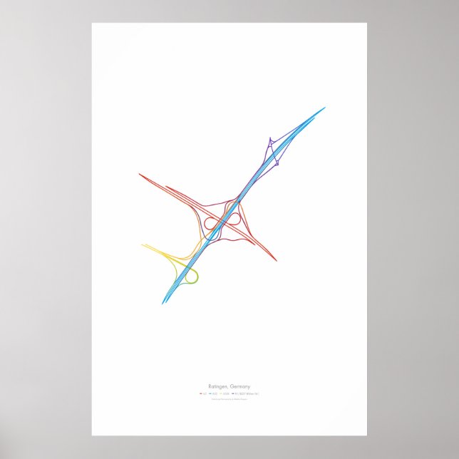 Affiches Chorégraphie d'échange : Ratingen, Allemagne (Devant)