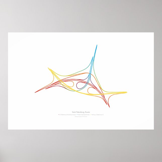Affiches Chorégraphie d'échange : Saint-Pétersbourg, Russie (Devant)