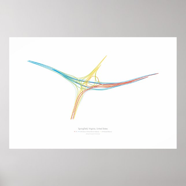 Affiches Chorégraphie d'échange : Springfield, VA, États-Un (Devant)