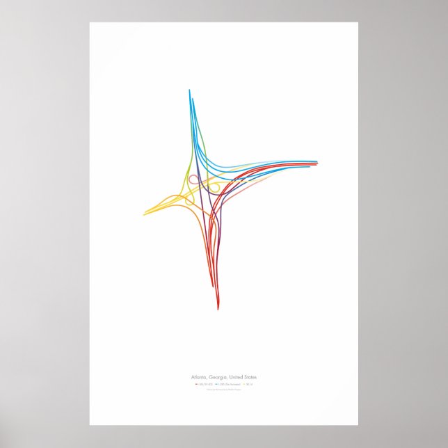 Affiches Chorégraphie des échanges : Atlanta, GA, US (Devant)