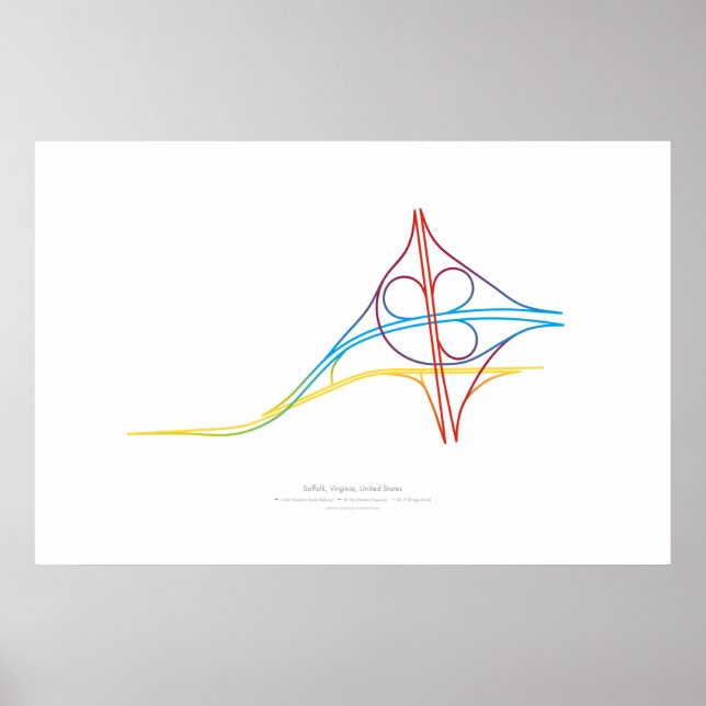 Affiches Chorégraphie des échanges : Suffolk, VA, US (Devant)