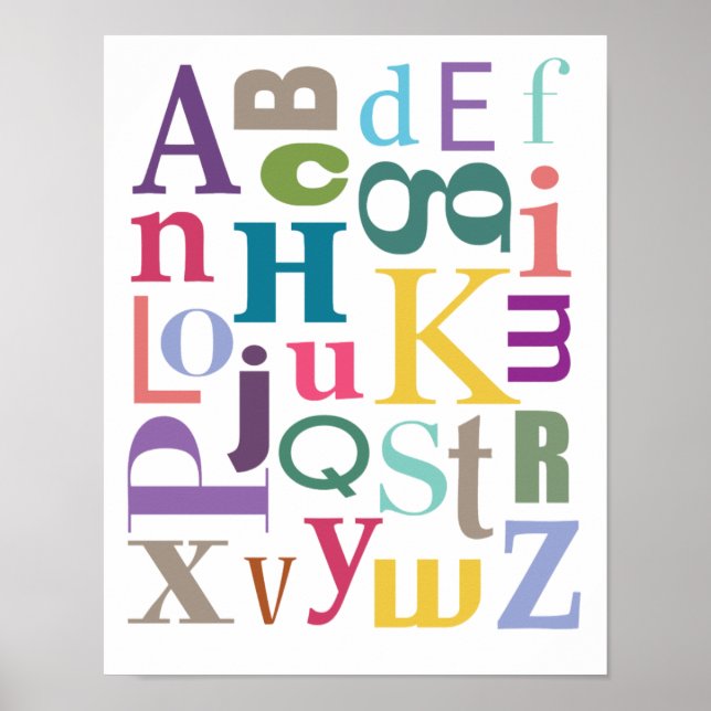 Affiches Chowder Alphabet (Devant)