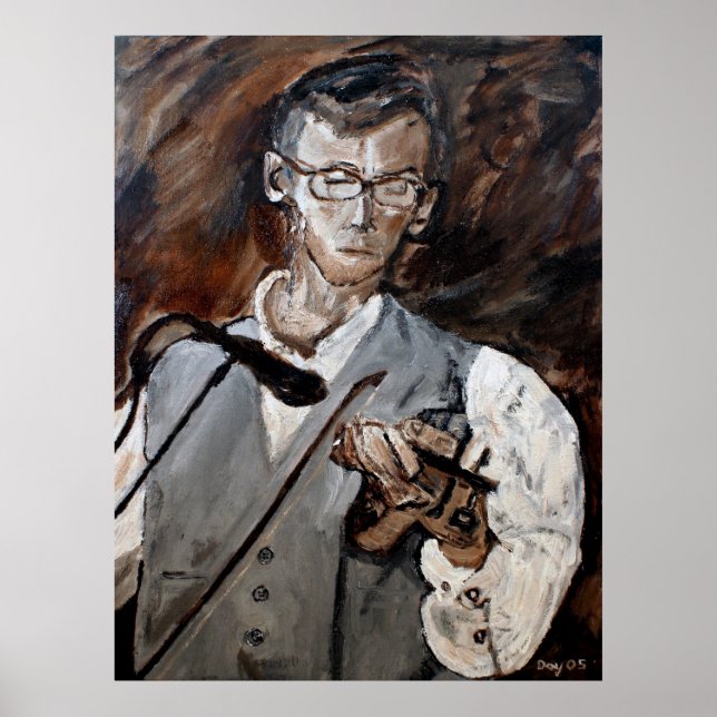 Affiches Chris Bayer, Joueur Fiddle (Devant)