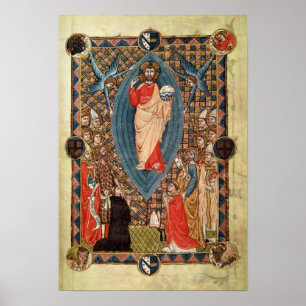 Affiches Christ en Majesté avec les saints
