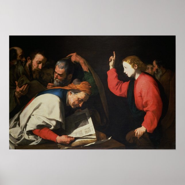 Affiches Christ parmi les médecins, c.1630 (Devant)