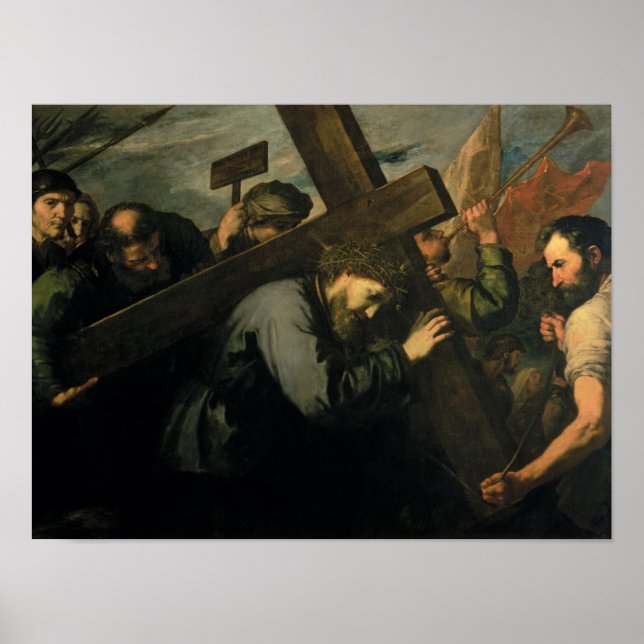 Affiches Christ portant la croix, 1635 (Devant)