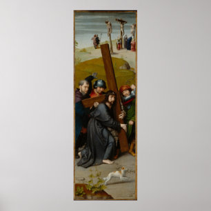 Affiches Christ portant la Croix, avec la Crucifixion
