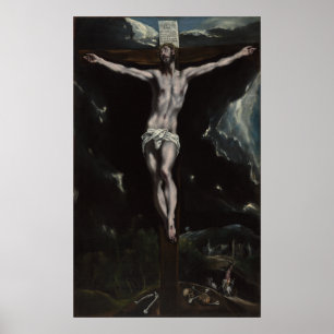 Affiches Christ sur la Croix par El Greco