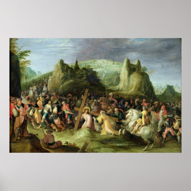 Affiches Christ sur la route du Calvaire (Devant)