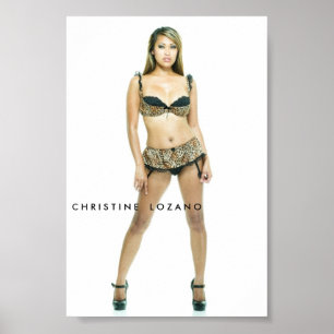 Affiches christine-6033, C H R I S T I N E L O Z A N O