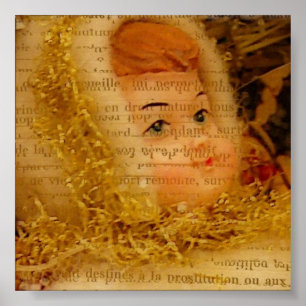 Affiches Christmas Angel With Texture