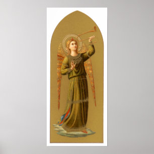 Affiches Christmas Musician Angels, Vintage Renaissance