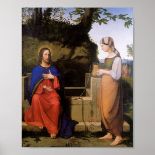 Affiches Christus und die Samariterin