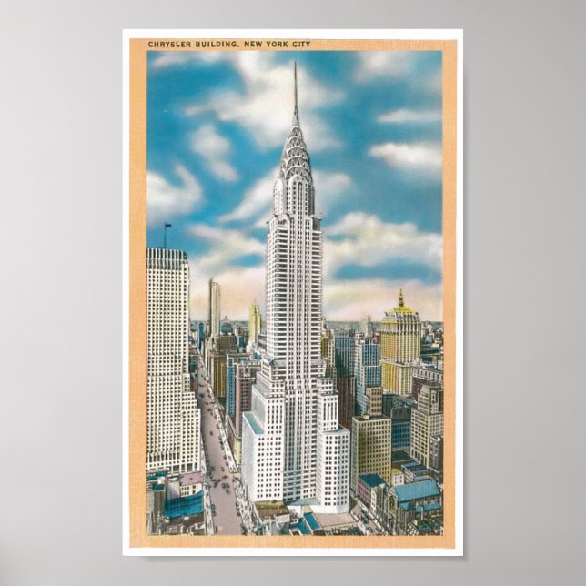 Affiches Chrysler Building (Devant)