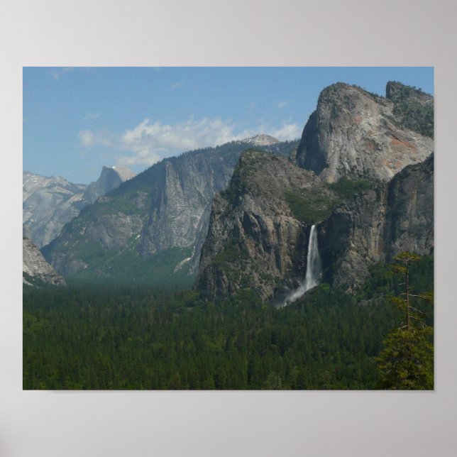 Affiches Chute de Bridalveil et Half Dome à Yosemite (Devant)