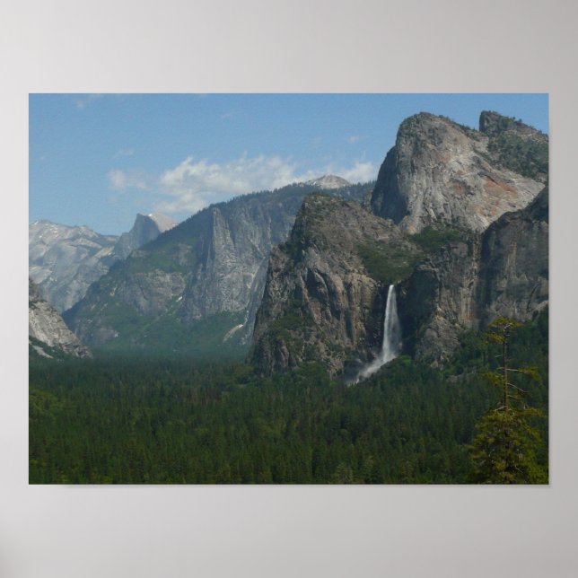 Affiches Chute de Bridalveil et Half Dome à Yosemite (Devant)