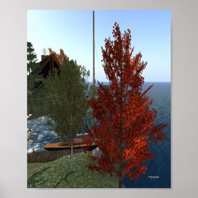 Affiches Chute en fer à cheval (Devant)