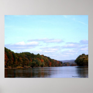 Affiches Chute vers le haut du fleuve Delaware