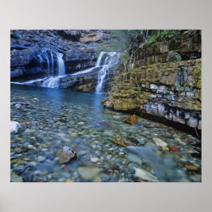 Affiches Chutes Cameron dans le parc national des Lacs-Wate