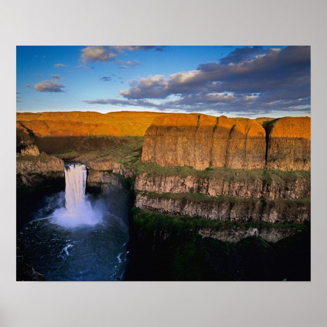 Affiches Chutes de Palouse dans l'État de Washington (Devant)
