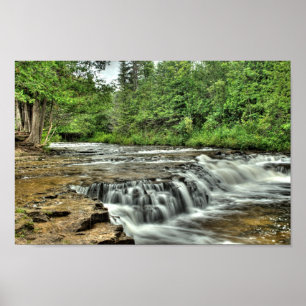 Affiches Chutes d'Ocqueoc, Michigan