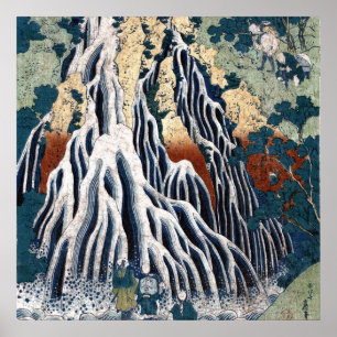 Affiches Chutes Hokusai Kirifuri, Mont Kurokami, Shimotsuke