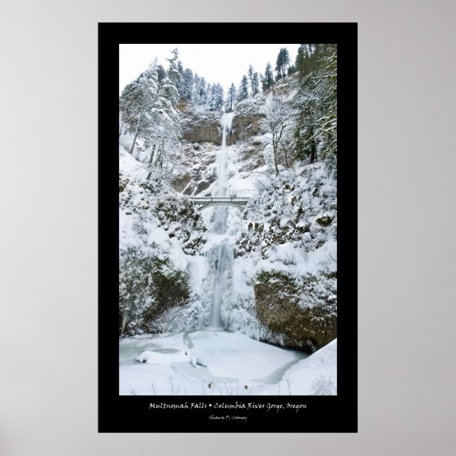 Affiches Chutes Multnomah (Devant)