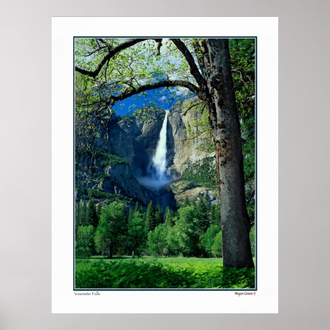 Affiches Chutes Yosemite (Devant)