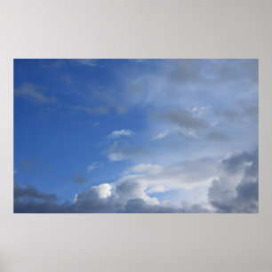 Affiches Ciel bleu et nuages