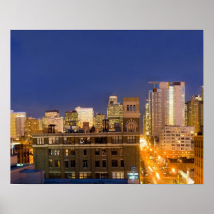 Affiches Ciel de Chicago, Illinois, pris depuis West Loop