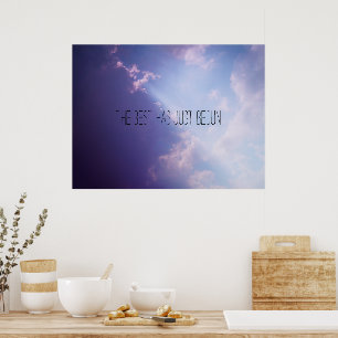Affiches Ciel nuages Pastel Photo Inspiration Texte Personn
