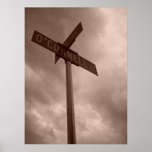 Affiches Ciel orageux sur Oconnell Court