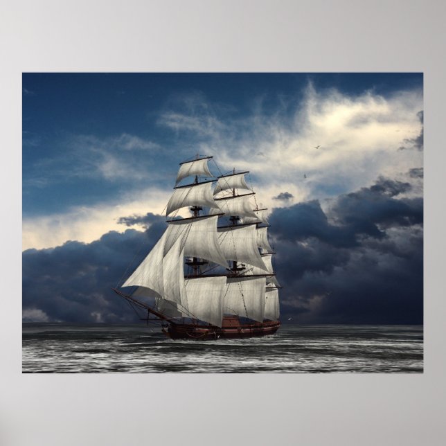 Affiches Ciels nuageux (Devant)